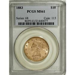 1883 $10 MS61 PCGS