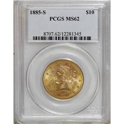 1885-S $10 MS62 PCGS