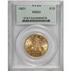 Image 1 : 1901 $10 MS62 PCGS