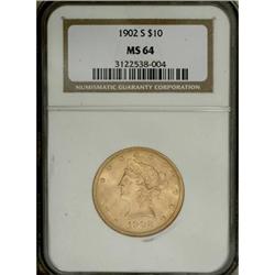 1902-S $10 MS64 NGC