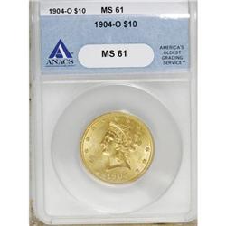 1904-O $10 MS61 ANACS