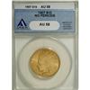 Image 1 : 1907 $10 No Periods AU58 ANACS