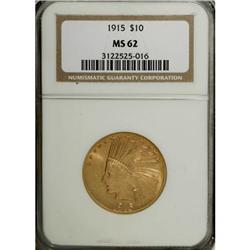 1915 $10 MS62 NGC