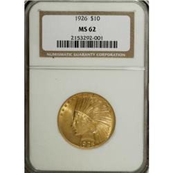 1926 $10 MS62 NGC