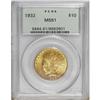 Image 3 : 1932 $10 MS61 PCGS