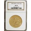 Image 3 : 1854 $20 Small Date AU53 NGC