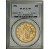 Image 1 : 1856 $20 XF45 PCGS