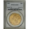 Image 3 : 1861 $20 AU53 PCGS