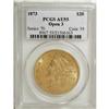 Image 1 : 1873 $20 Open 3 AU55 PCGS