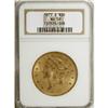 Image 1 : 1877-S $20 AU58 NGC