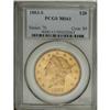 Image 1 : 1883-S $20 MS61 PCGS
