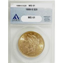 1888-S $20 MS61 ANACS