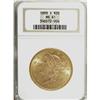 Image 1 : 1888-S $20 MS61 NGC