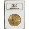 Image 1 : 1888-S $20 MS61 NGC