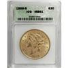 Image 1 : 1888-S $20 MS61 ICG