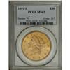 Image 1 : 1891-S $20 MS62 PCGS