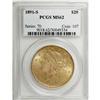 Image 1 : 1891-S $20 MS62 PCGS
