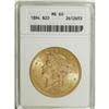 Image 3 : 1894 $20 MS60 ANACS