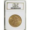 Image 1 : 1894 $20 MS62 NGC