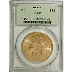 1895 $20 MS60 PCGS