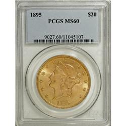 1895 $20 MS60 PCGS