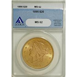 1895 $20 MS62 ANACS