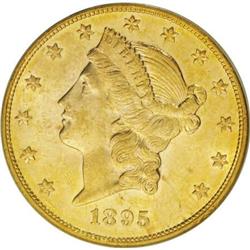 1895-S $20 MS62 PCGS