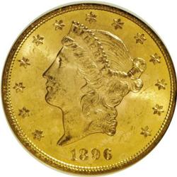 1896 $20 MS63 NGC