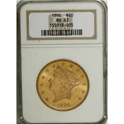 1896 $20 MS63 NGC