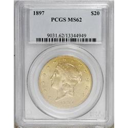 1897 $20 MS62 PCGS