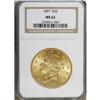 Image 1 : 1897 $20 MS62 NGC