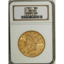 1897 $20 MS62 NGC