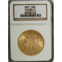 1897 $20 MS63 NGC