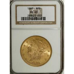1897 $20 MS63 NGC