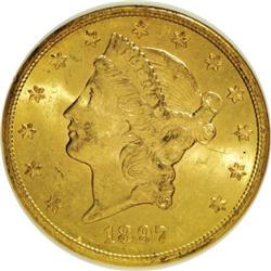 1897-S $20 MS63 NGC