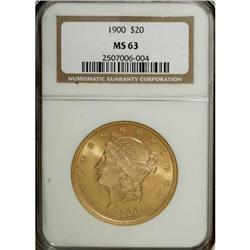 1900 $20 MS63 NGC