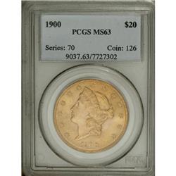 1900 $20 MS63 PCGS