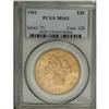 Image 1 : 1901 $20 MS63 PCGS