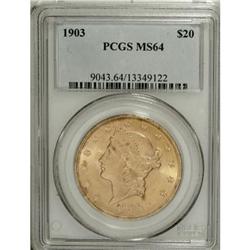 1903 $20 MS64 PCGS