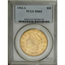1903-S $20 MS62 PCGS
