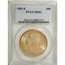 1903-S $20 MS63 PCGS