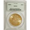 Image 1 : 1904 $20 MS62 PCGS
