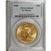 Image 1 : 1908 $20 No Motto MS65 PCGS