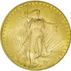 1908 $20 No Motto MS65 PCGS