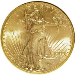 1909-S $20 MS63 NGC