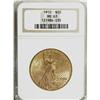 Image 1 : 1910 $20 MS63 NGC