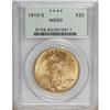 Image 1 : 1910-S $20 MS63 PCGS