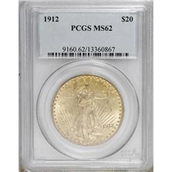 1912 $20 MS62 PCGS
