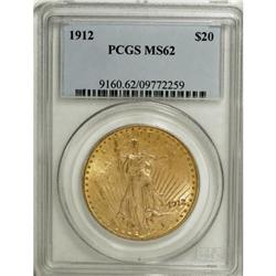1912 $20 MS62 PCGS
