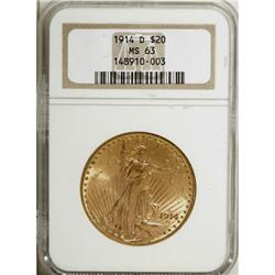 1914-D $20 MS63 NGC
